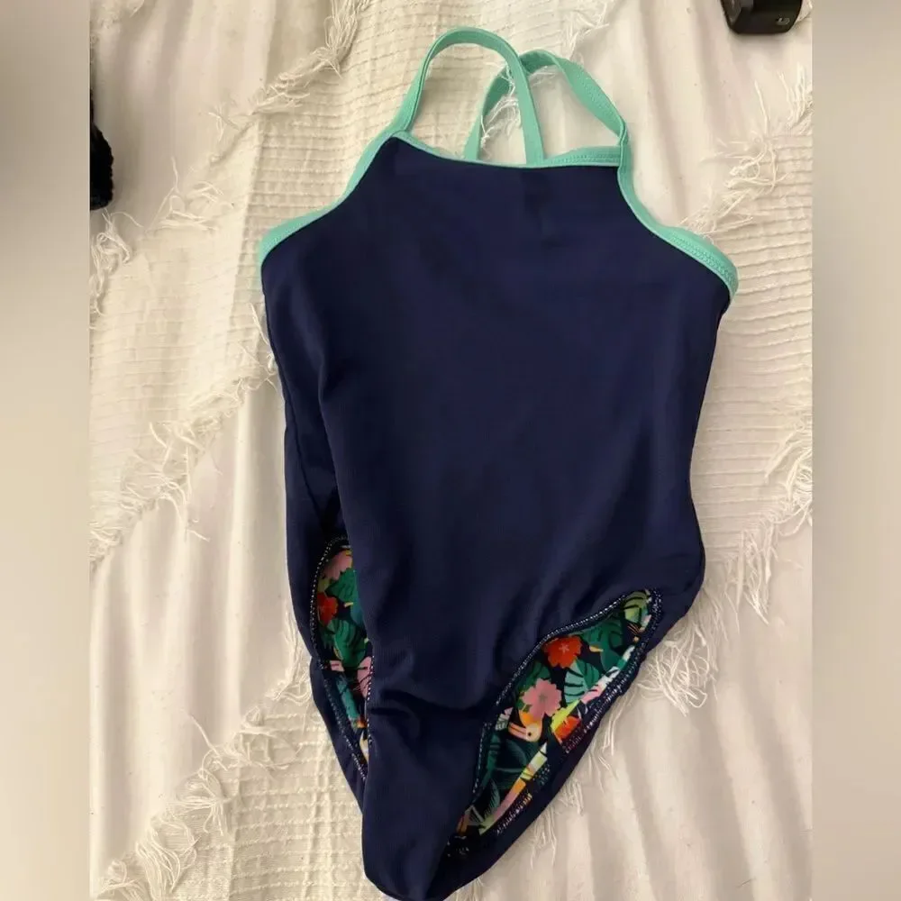 Cat & Jack Tropical Floral Kids One Piece
